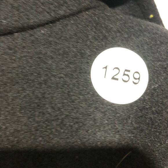 Free People Manteau Cecelia Peacoat Button Front Buckle Detail Black M $348 - Picture 16 of 16